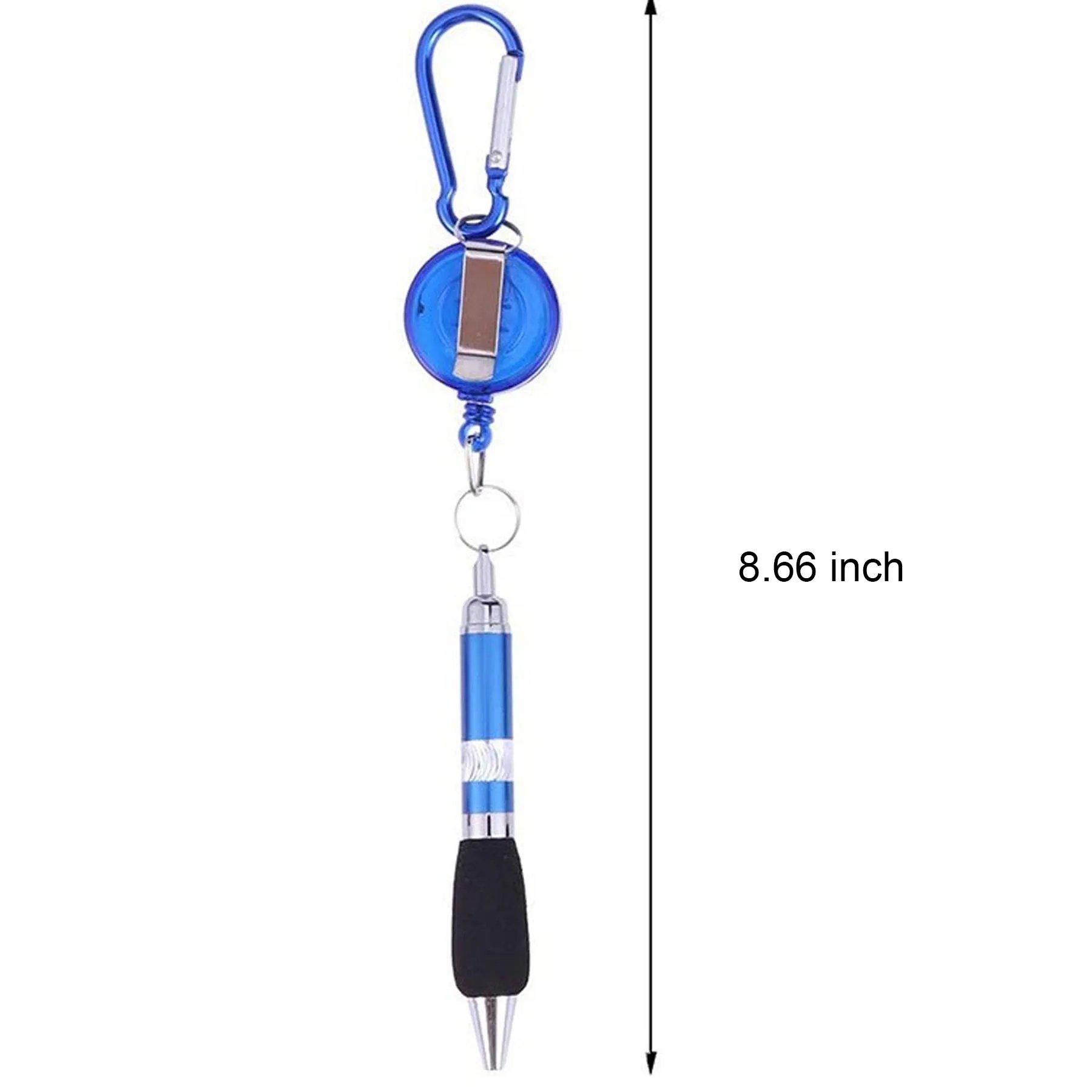 Retractable Metal Aluminum Rod Ballpoint Pen 2
