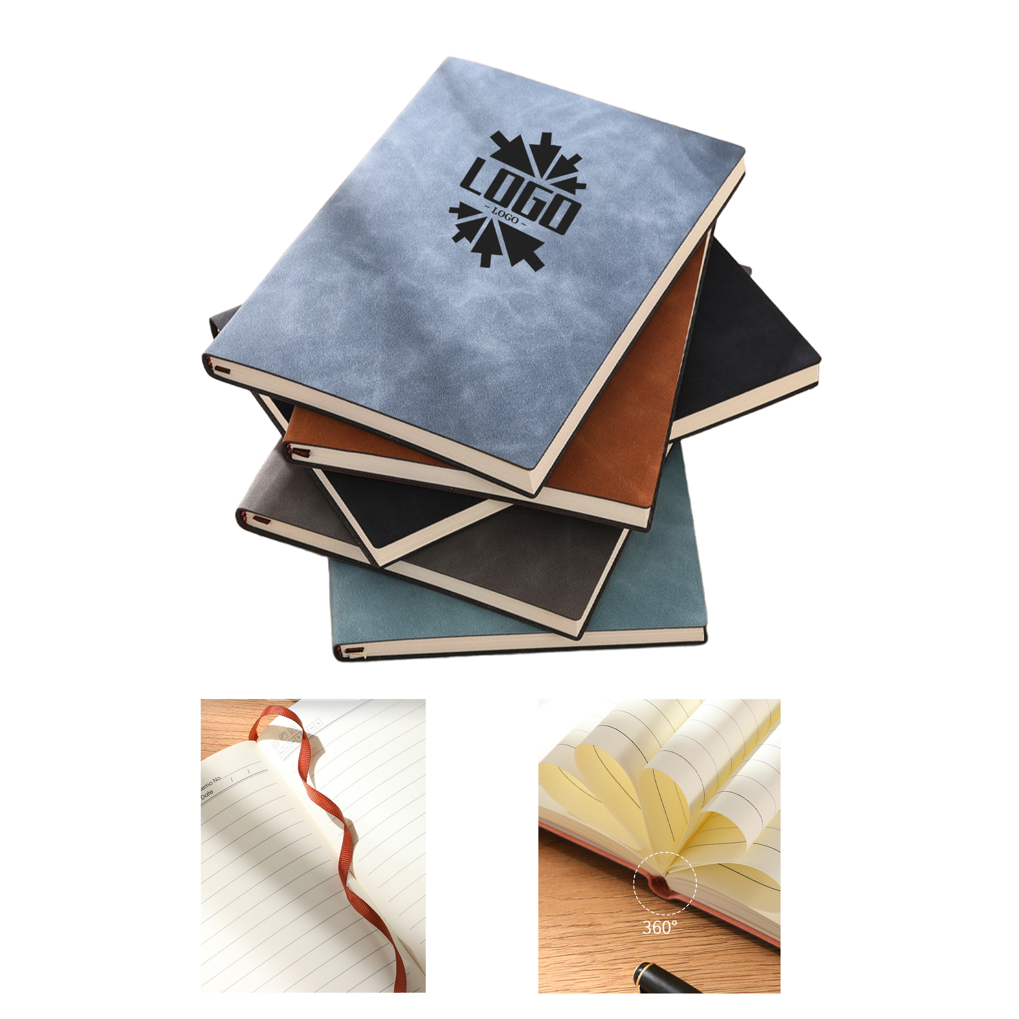 A5 Executive Faux Leather Business Notepad 2