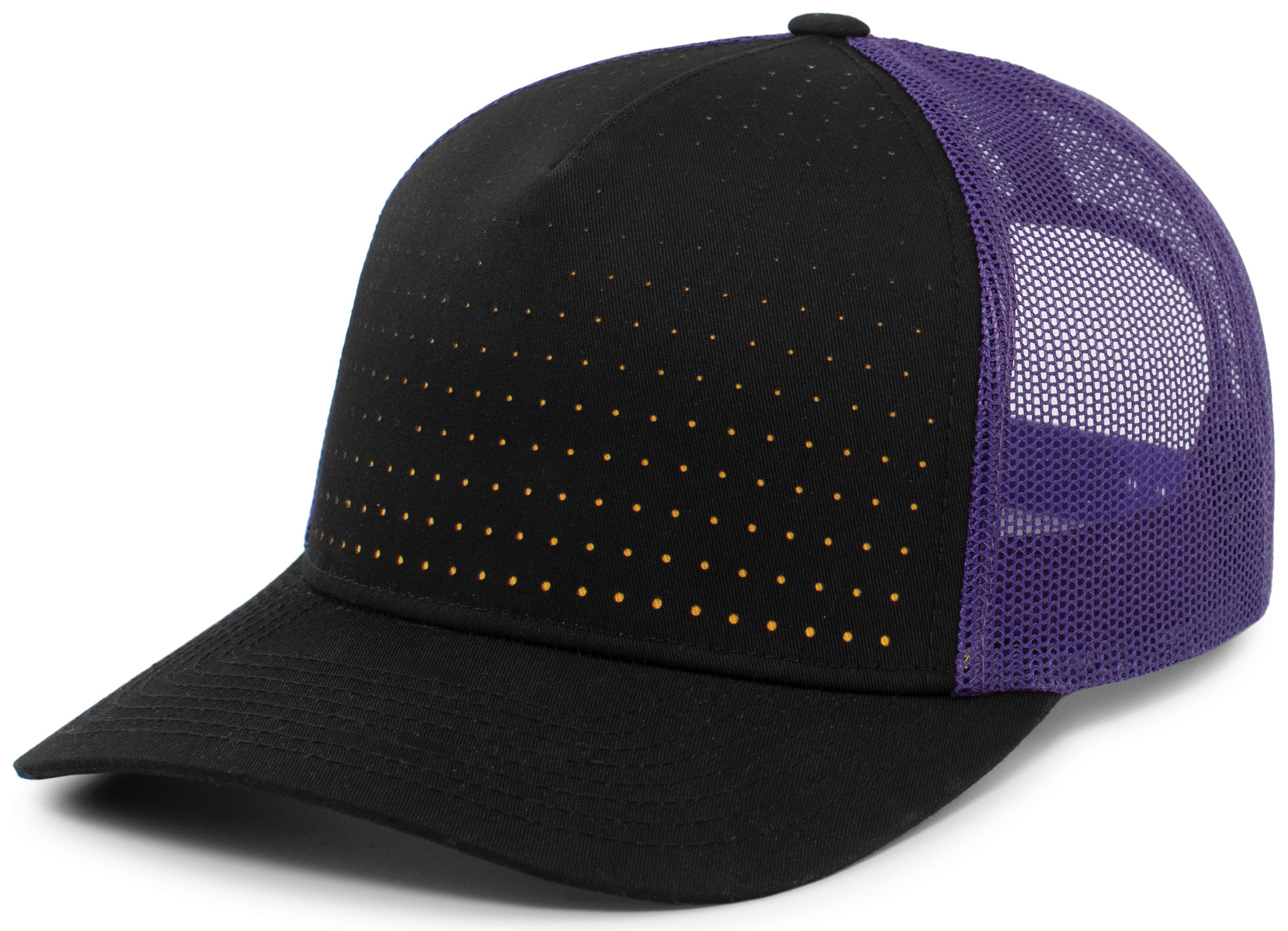 Perforated 5-Panel Trucker Snapback Cap 4