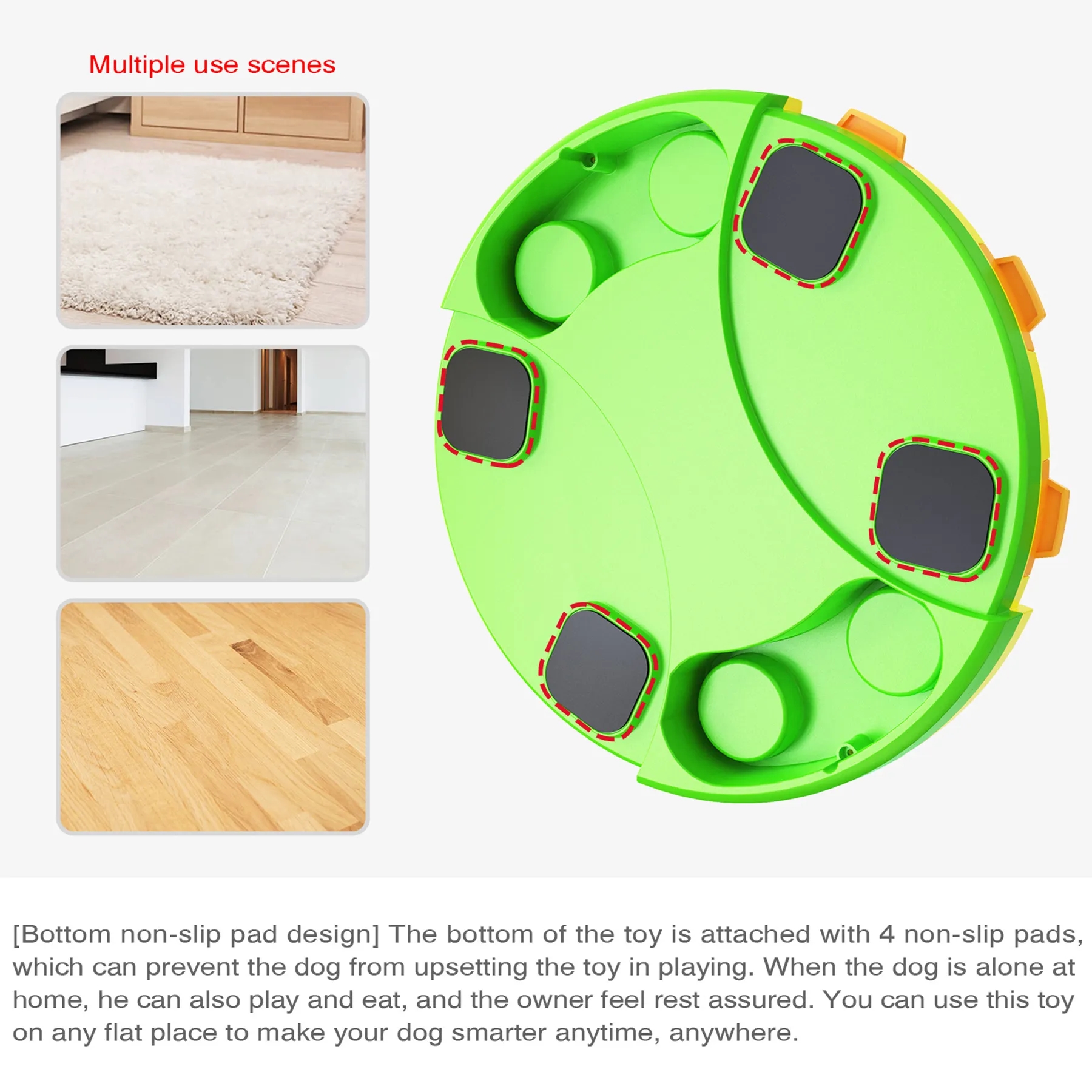 Plastic Dog Puzzle Press Leaky Feeder 9