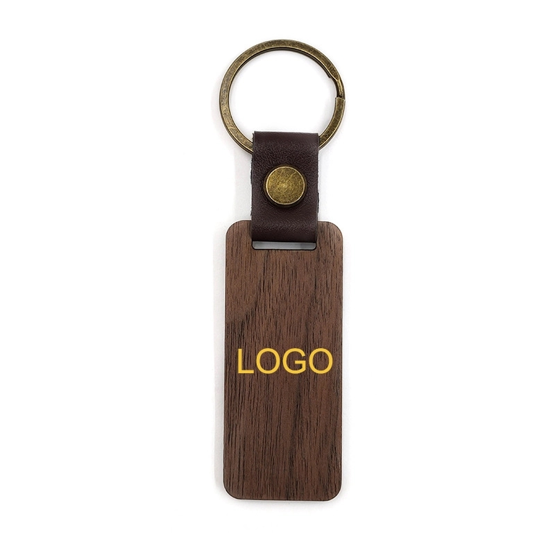 Engraved Wood Key Chain 4