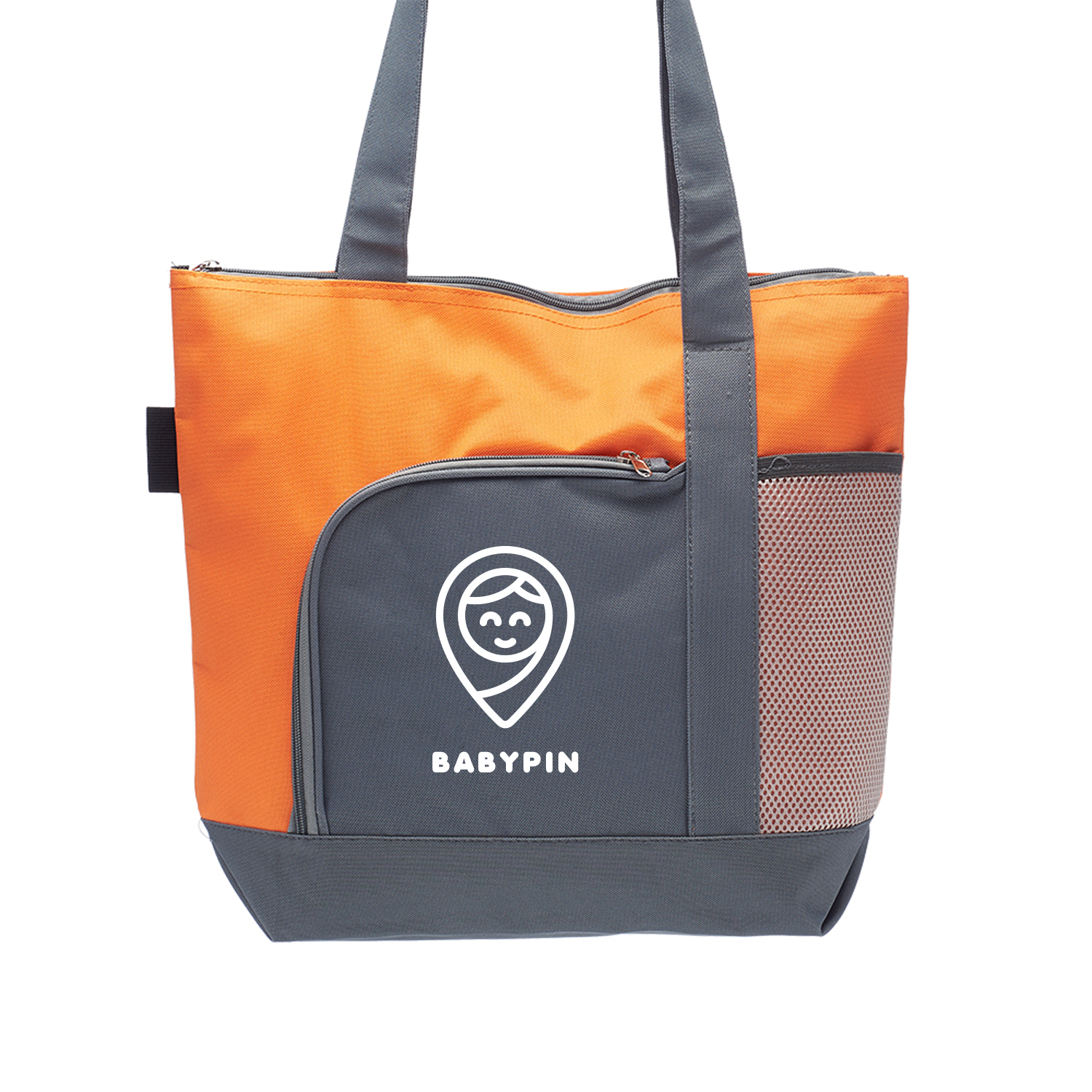 Pioneer Two-Tone Tote Bag (Full Color Imprint) 1