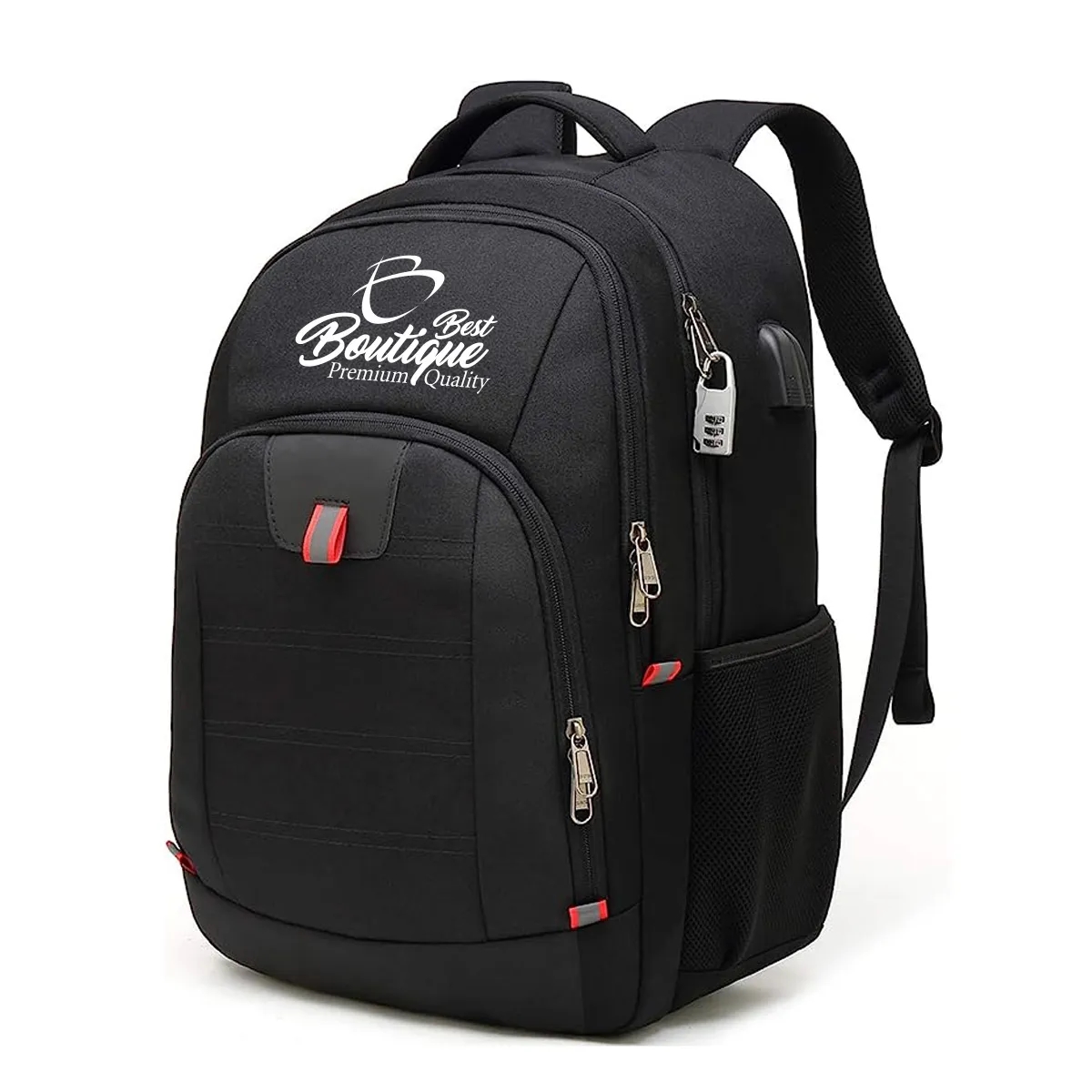 Lightweight Business Laptop Backpack with USB Charging Port 7