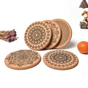 Custom Shape and Size Cork Coaster 2