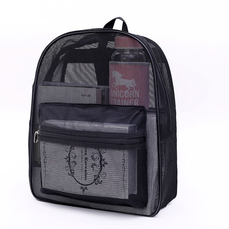 Heavy Duty Mesh Backpack w/Padded Shoulder Straps 3