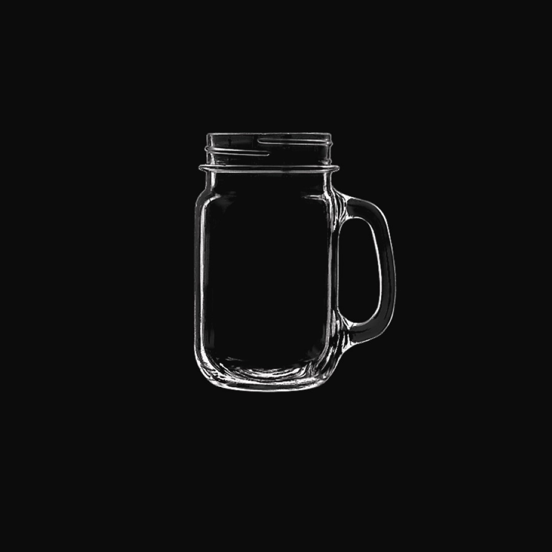 16 Oz. Mason Jar Beer Mug
