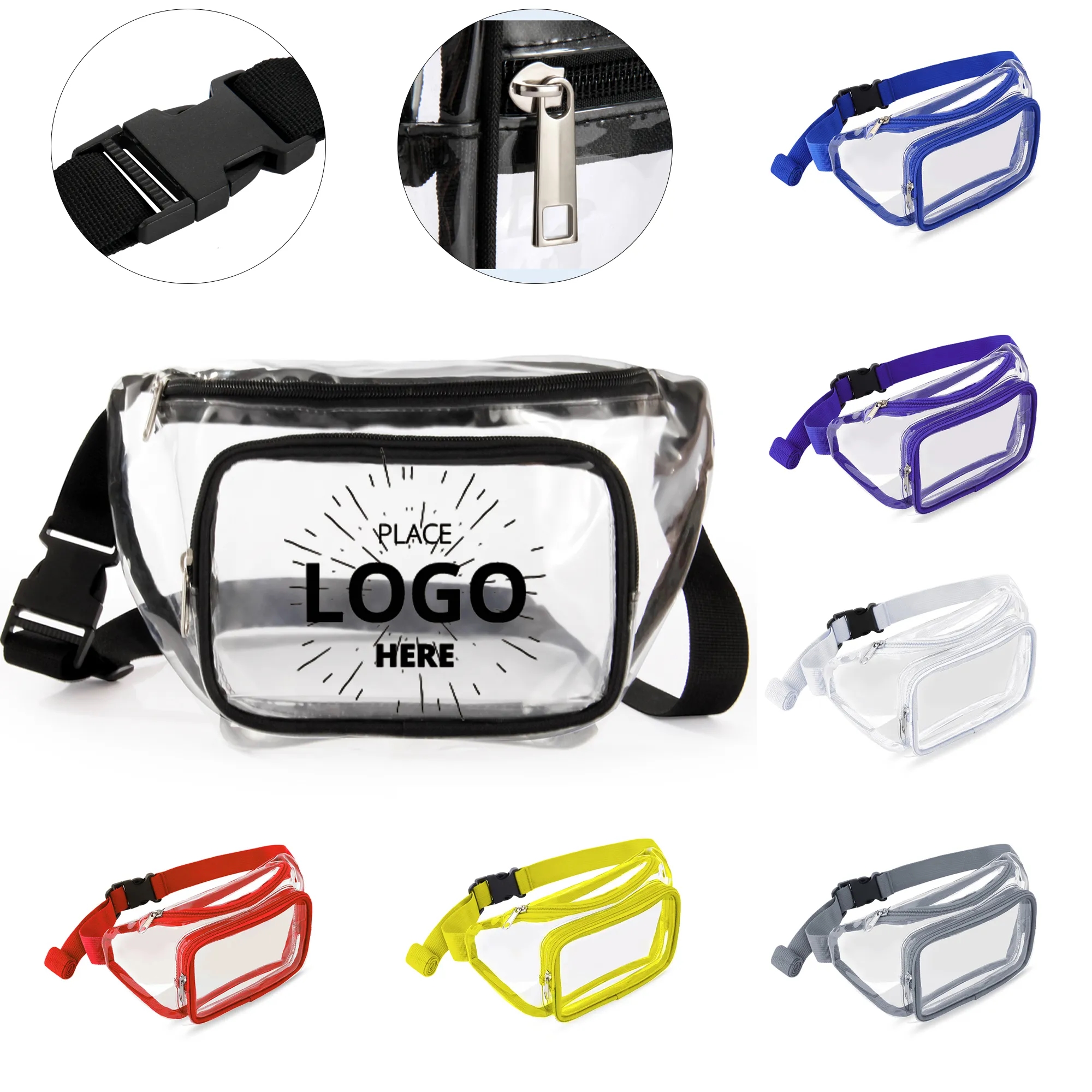 Outdoor Sports Transparent Waist Bag 9