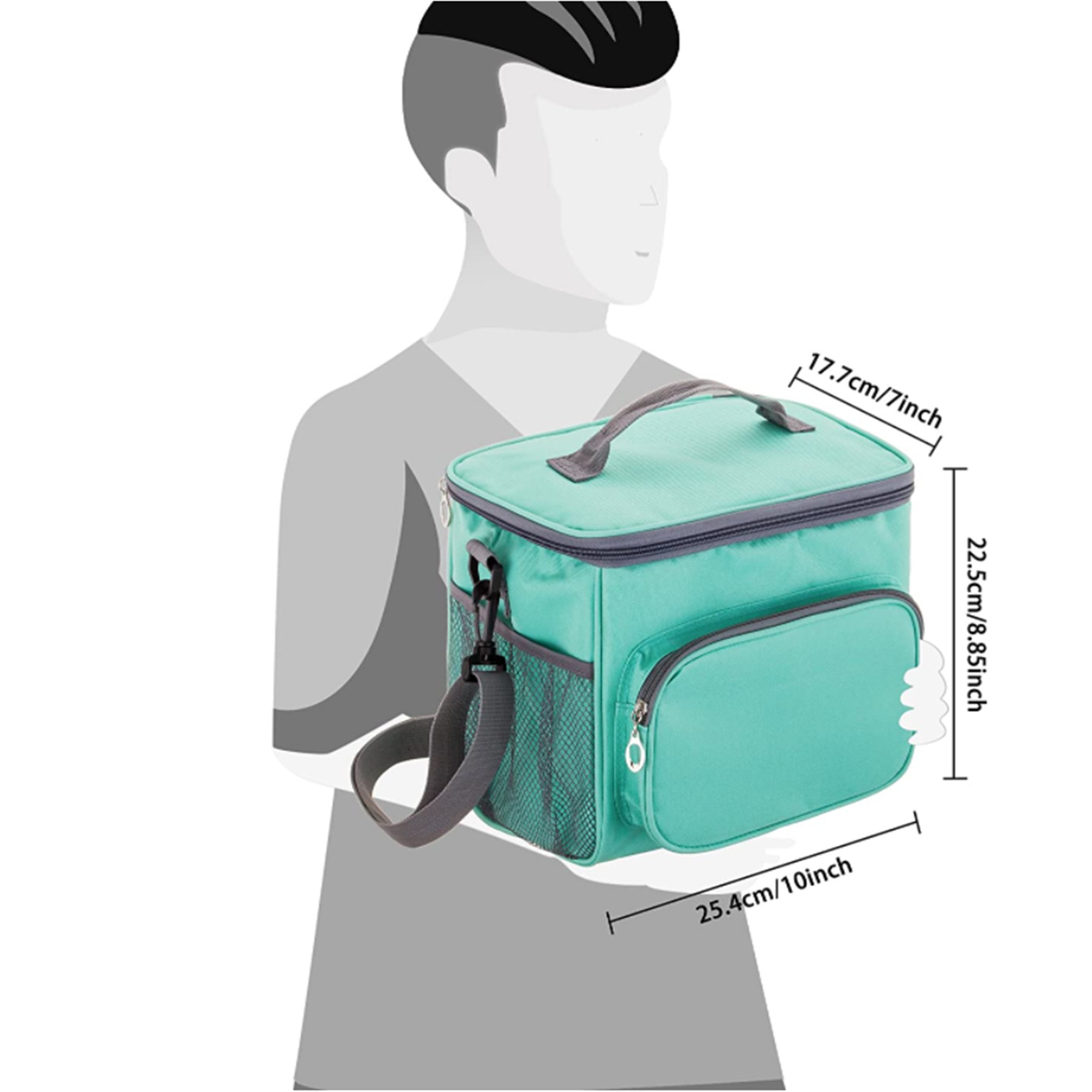 Insulated Lunch Bag Large Cooler Tote 2