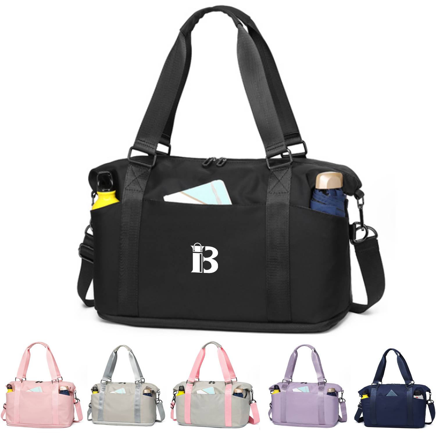Handheld Crossbody Polyester Travel Duffel Bag 2