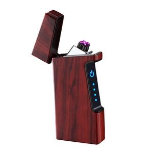 Sleek Hex Switch Design Dual Electric Arc Lighter 35