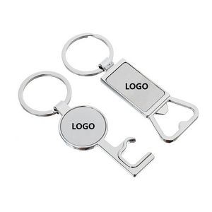 Metal Phone Holder Bottle Opener Keychain 2