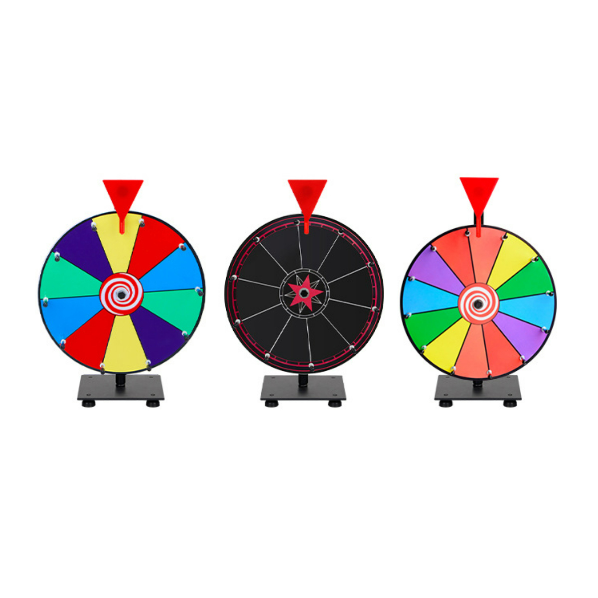 12-Inch Prize Wheel with 12 Customizable Segments & Stand 4