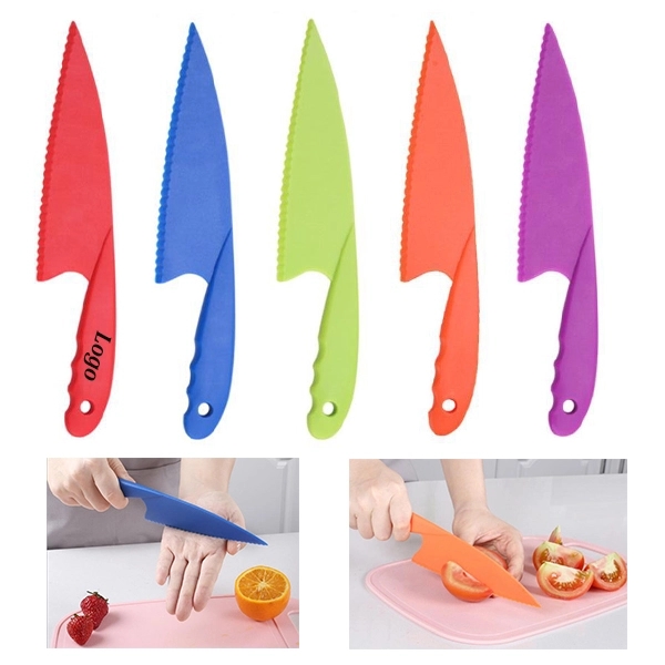 Children's Plastic Safe Cooking Knife