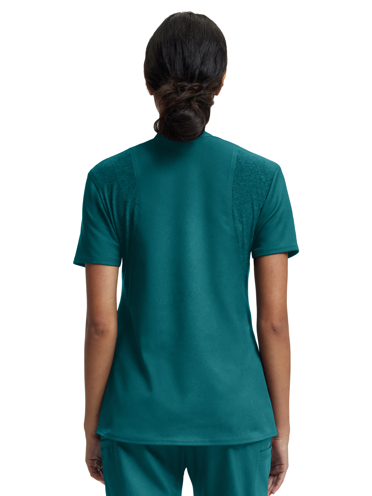 White Cross - VIBE - Women's Two-Pocket Knit Collar V-Neck Top 37