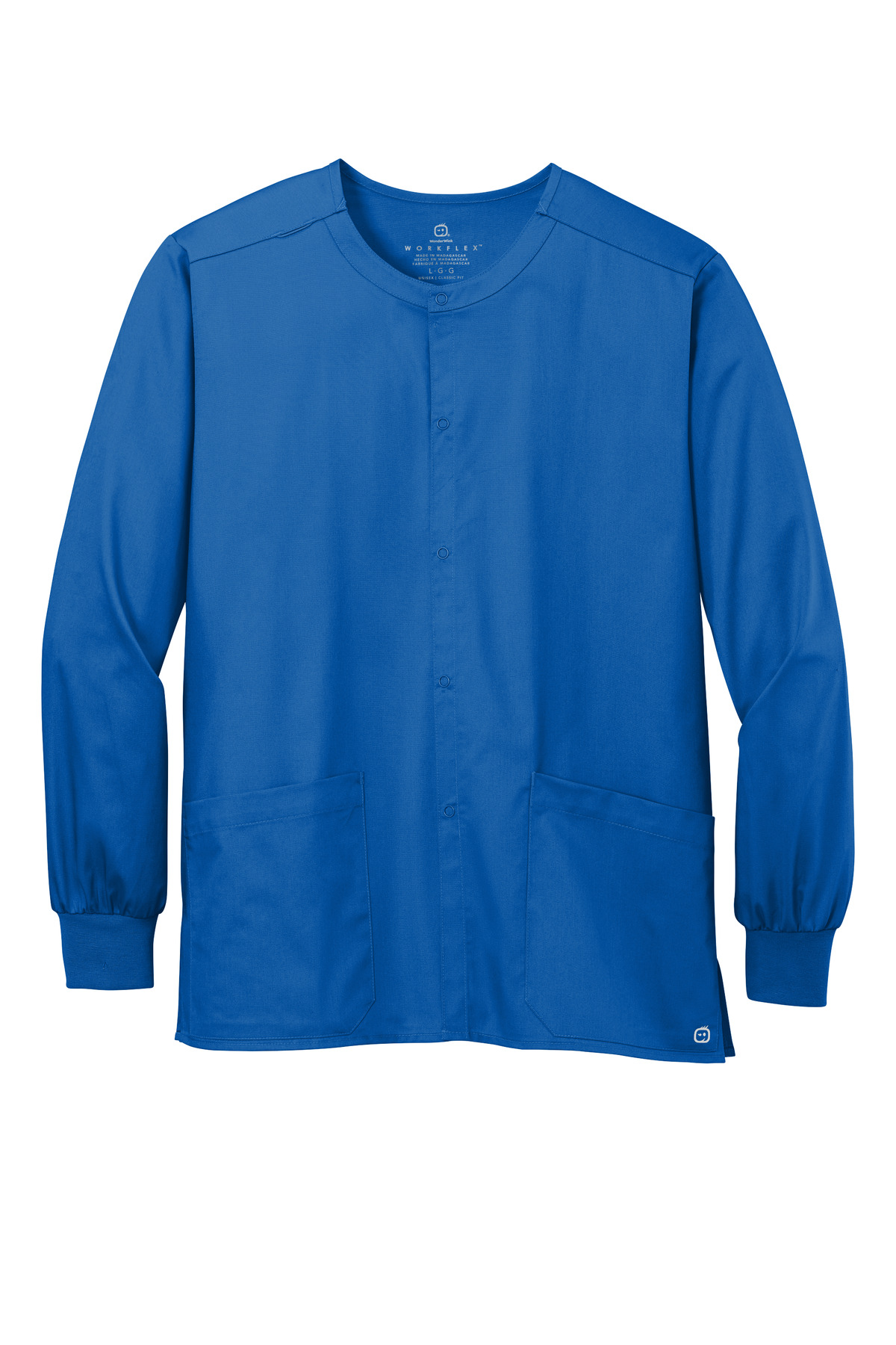 Wink® Unisex WorkFlex Snap-Front Scrub Jacket 2