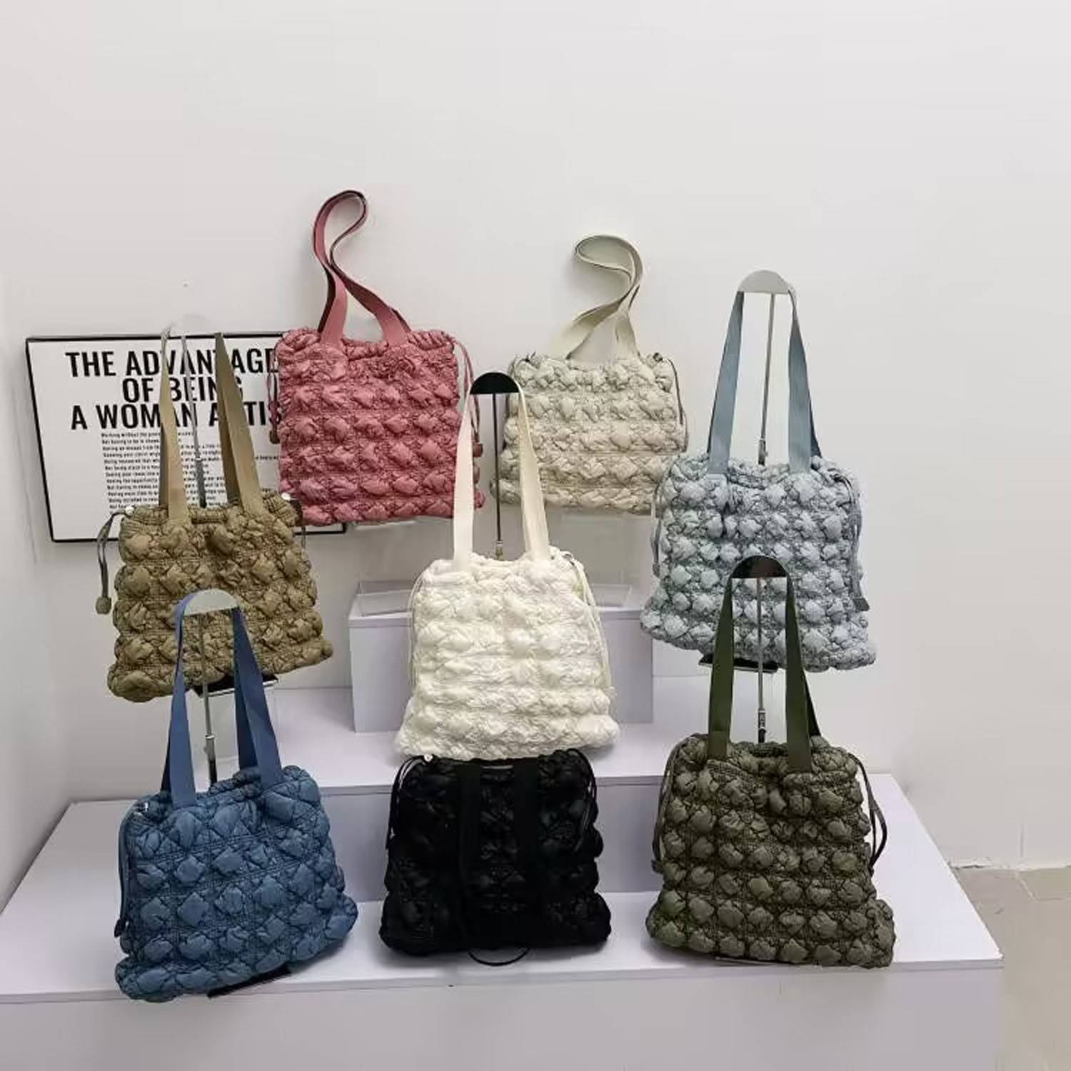 Large fluffy tote bag 4