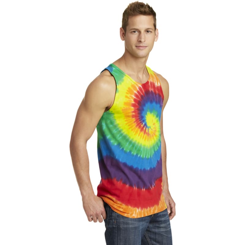 Port & Company Tie-Dye Tank Top. 14