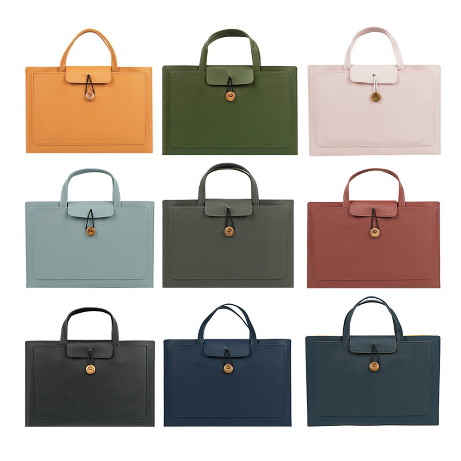 PU Leather Laptop Briefcase 2