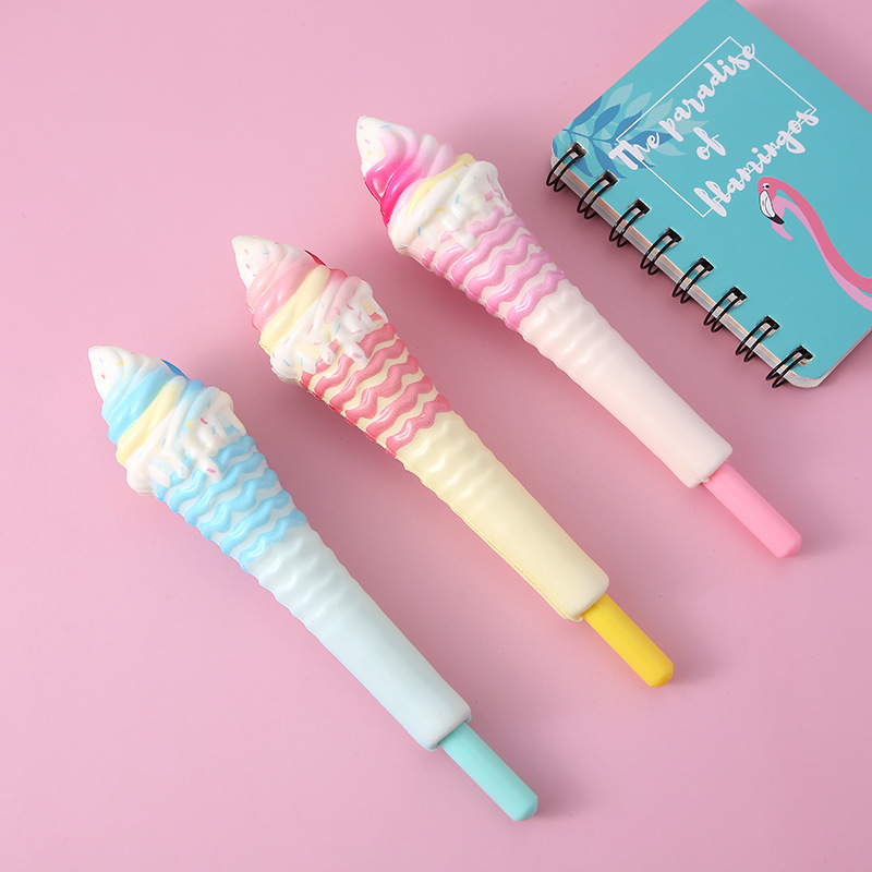 2 in 1 Ice Cream Ball Pen and Squeeze Toy 3