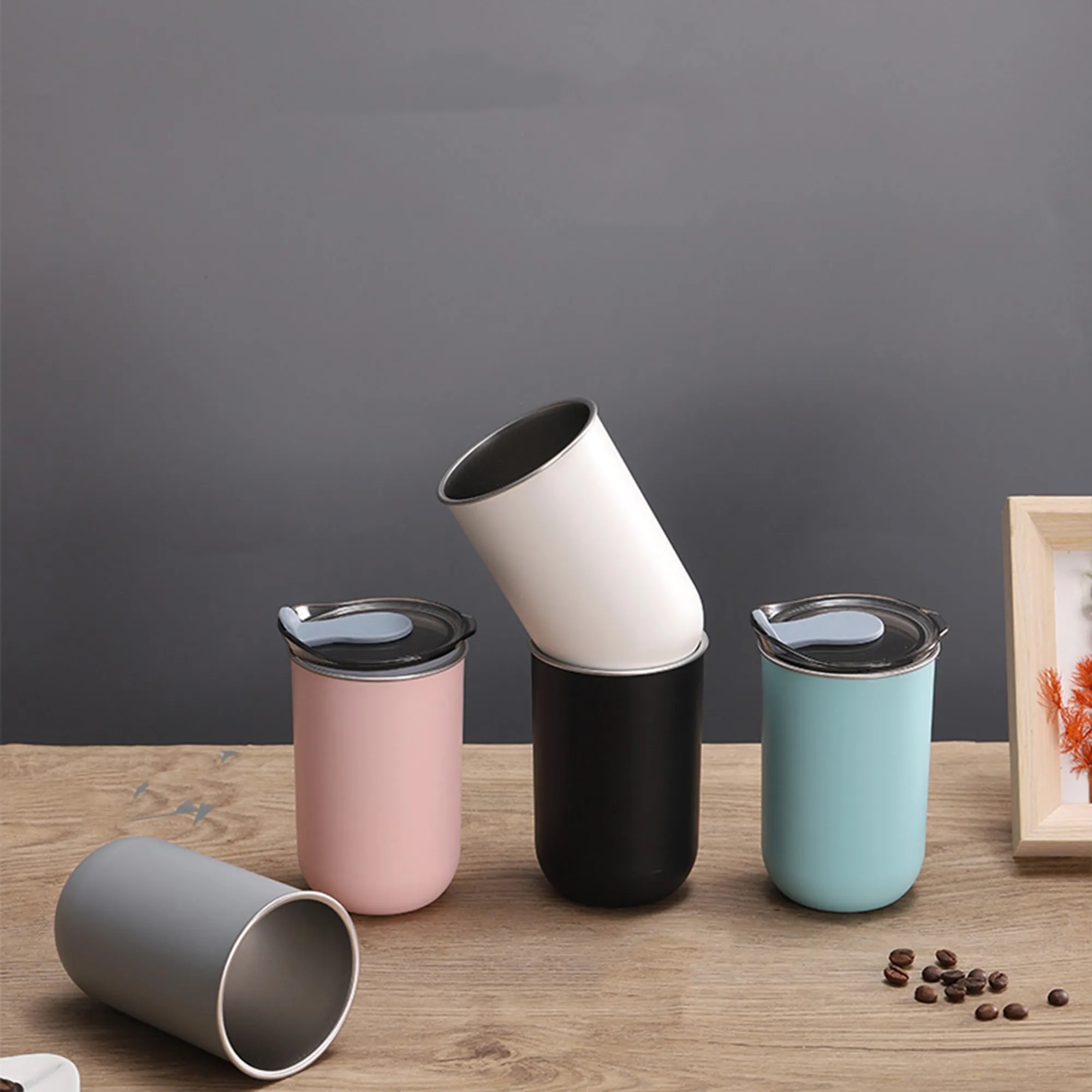 10 oz Mini Dual-Layer Coffee & Straw Cup 3