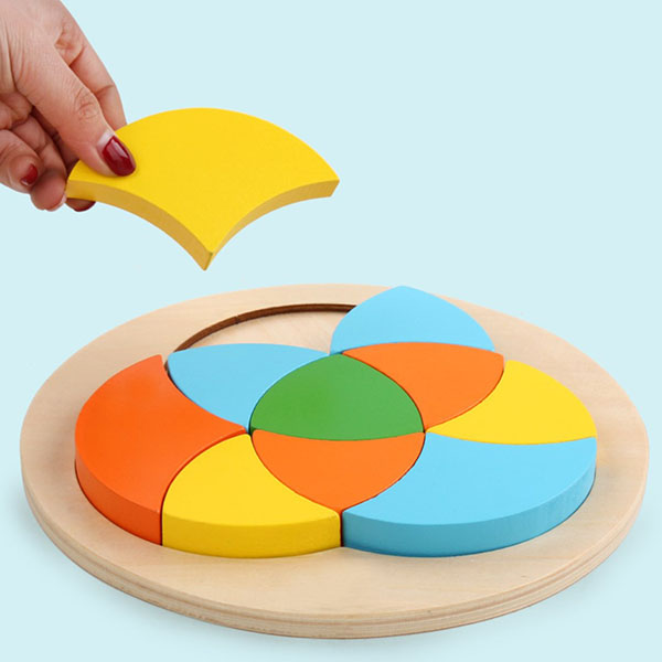 children baby creative toy wooden building blocks 7