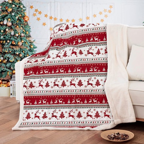 Full Sublimation Sherpa Throw Blanket - 40"x50" 5