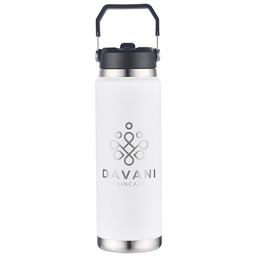 Senago 30 oz Vacuum Insulated Stainless Steel Bottle with Build-in Straw 10