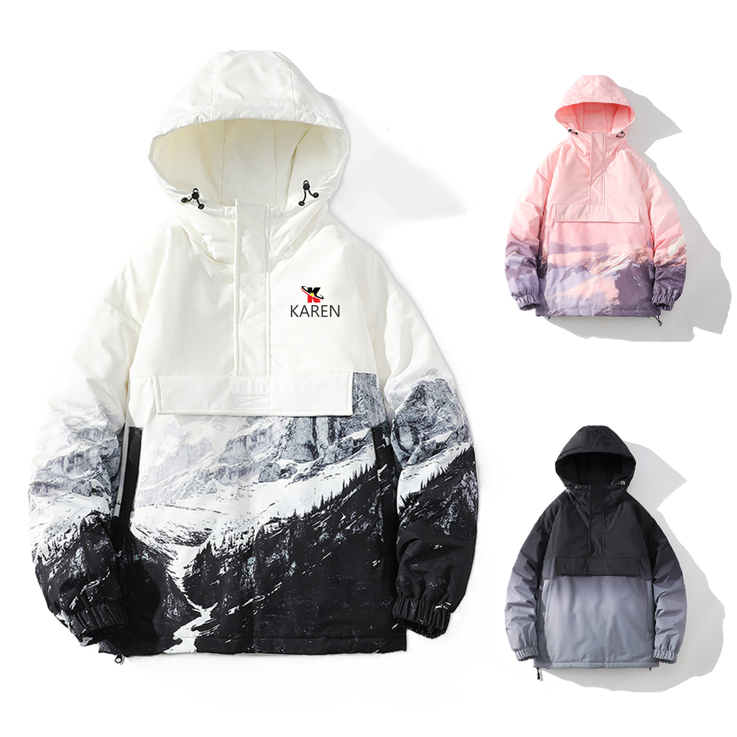 Windproof Waterproof Down Jacket 1