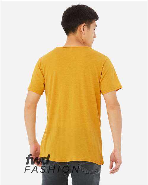 Unisex FWD Fashion Triblend Raw Neck Tee - 3414 21