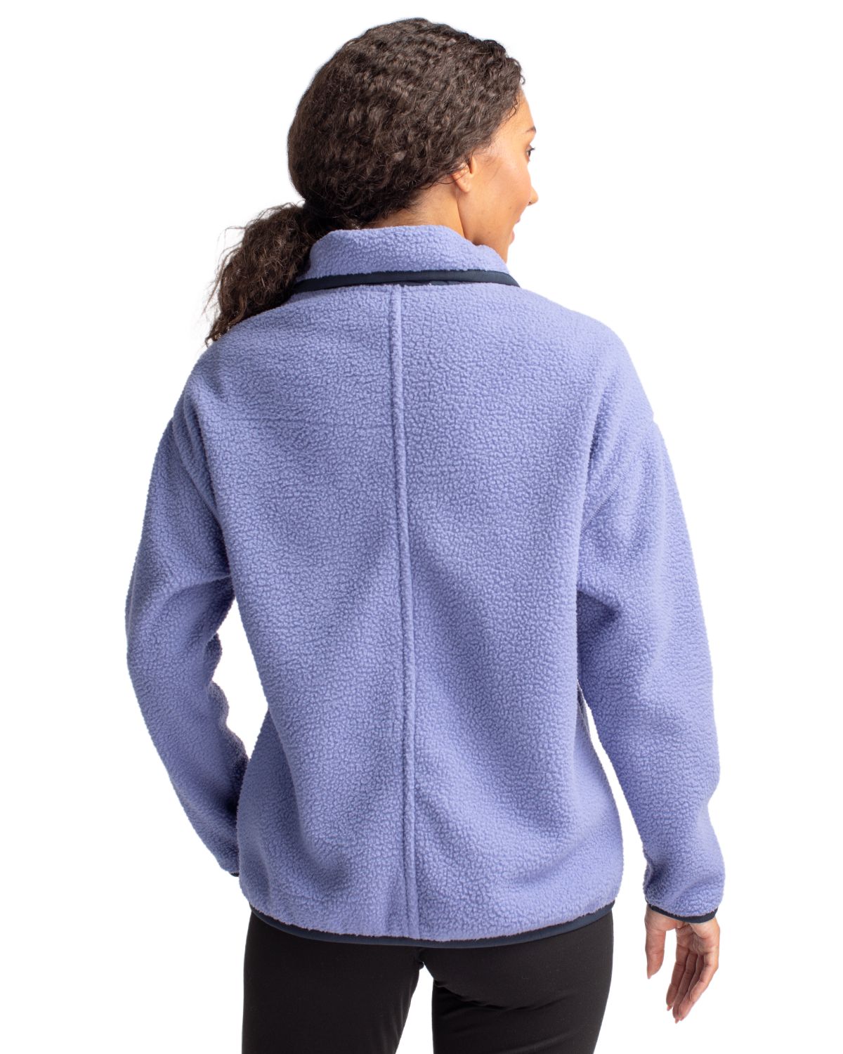 Cutter & Buck Cascade Epic Comfort Recycled Sherpa Fleece Womens Full Zip Jacket 19