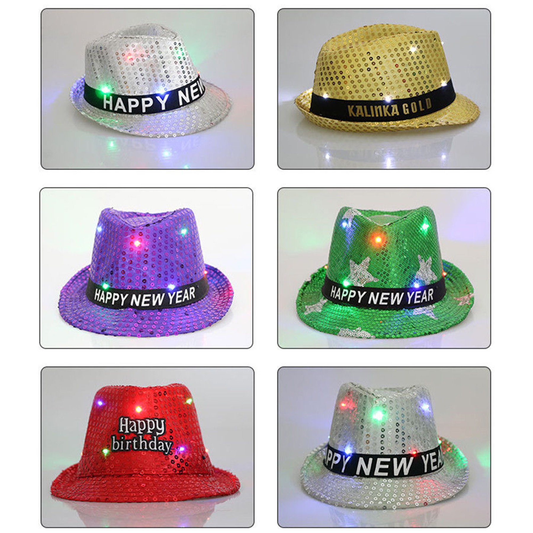 Led Light Party Hat 2