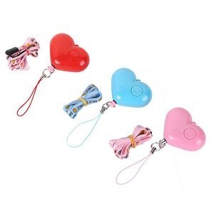 Lanyard Heart Safety Alarm Keychain With LED Light And 120DB Panic Sound 14