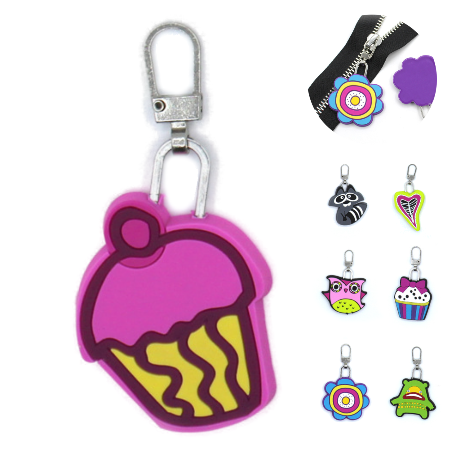 Silicone Cartoon Clothing Zipper Pull 12