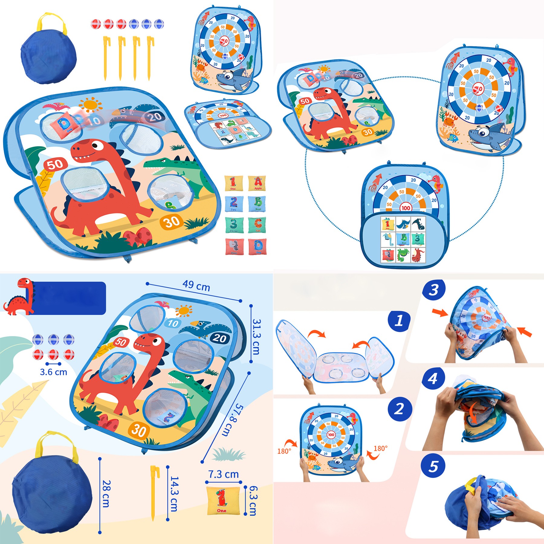 Animal Bean Bag Toss Game 2