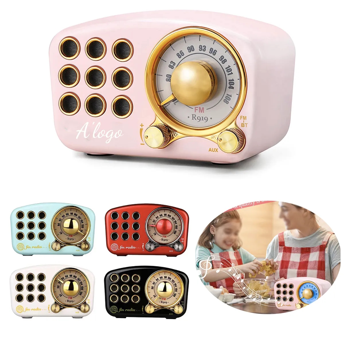 Multifunctional Retro Bluetooth Speaker 1