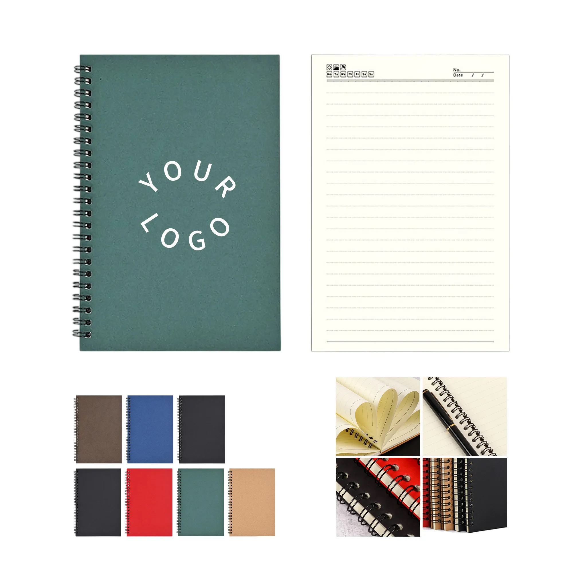 Spiral-Bound Notebook with Lined Paper 3