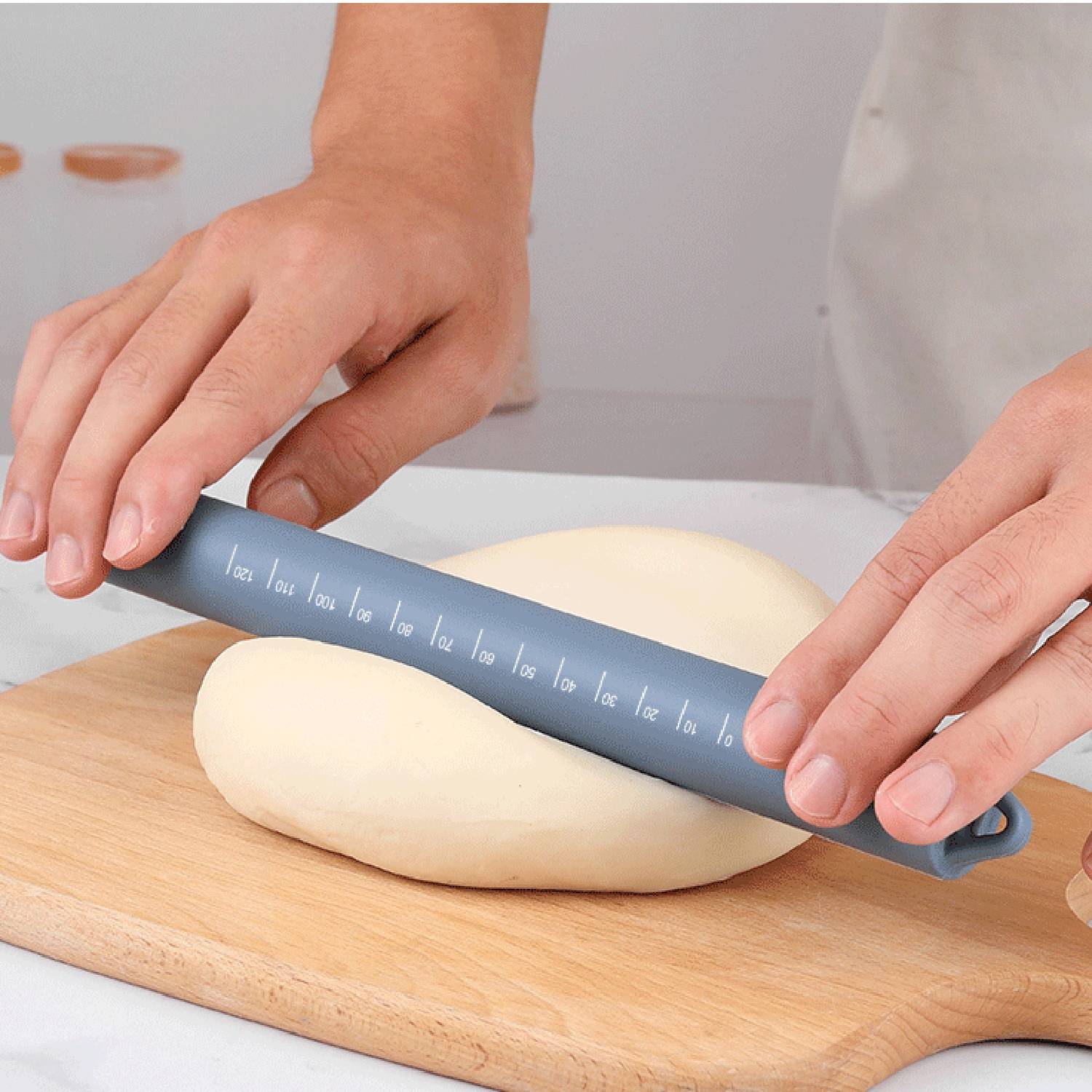 Silicone Stainless Steel Rolling Pin 6