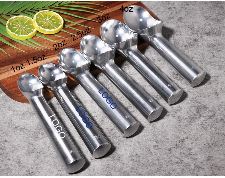 Aluminum Silver Ice Cream Scoop 2