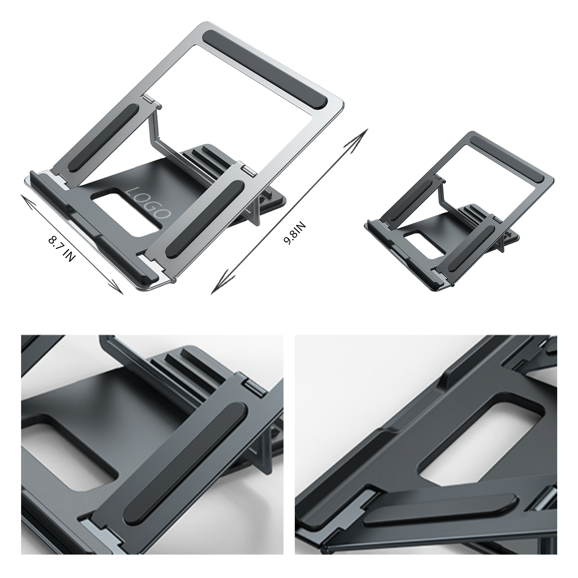MOQ 10 PCS Ergonomic Adjustable Laptop Stand 2