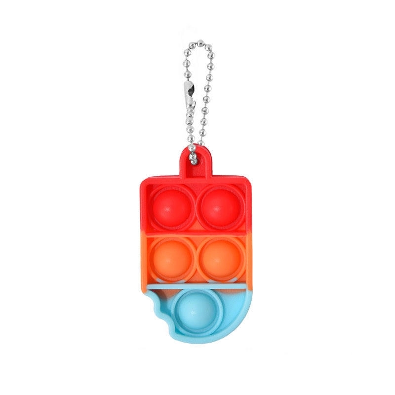 Ice Cream Keychain Push Bubble Fidget Toy 3