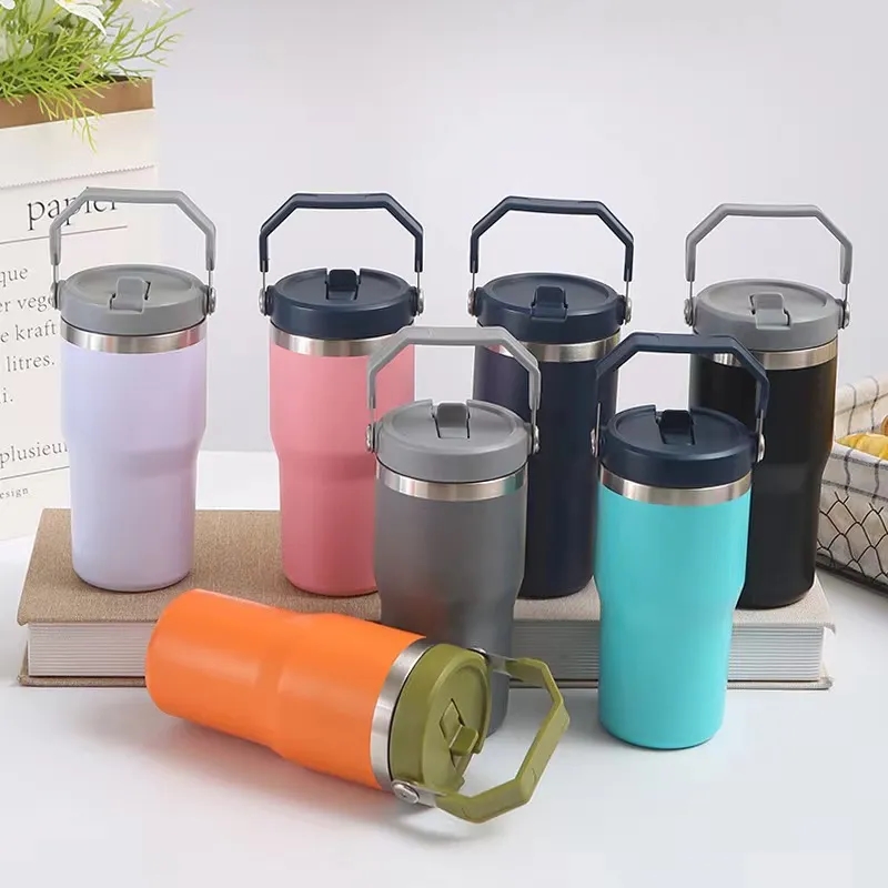 Stainless Steel Tumbler with Strawistbands 4