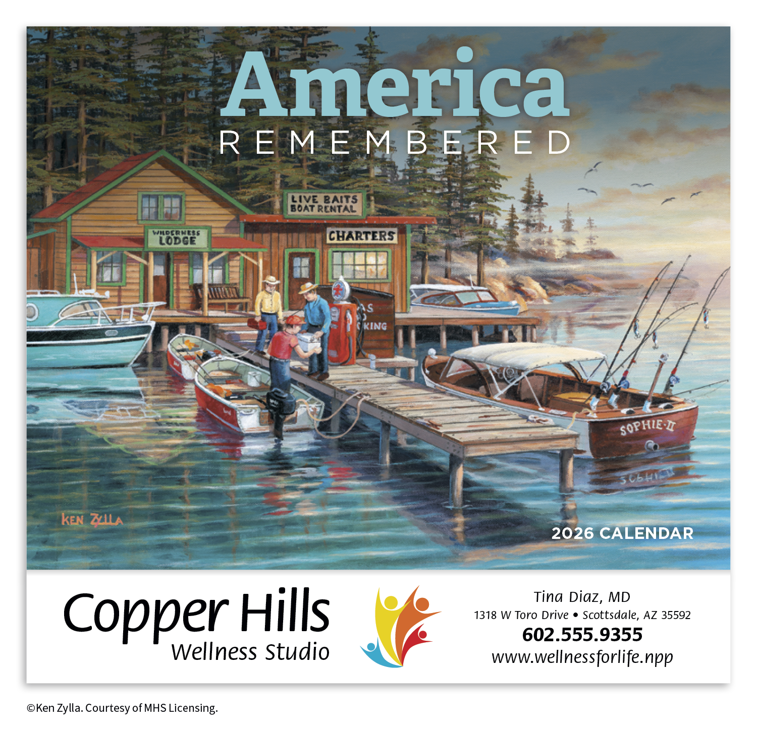 HotLine® Products America Remembered Appointment Calendar - Stapled 12