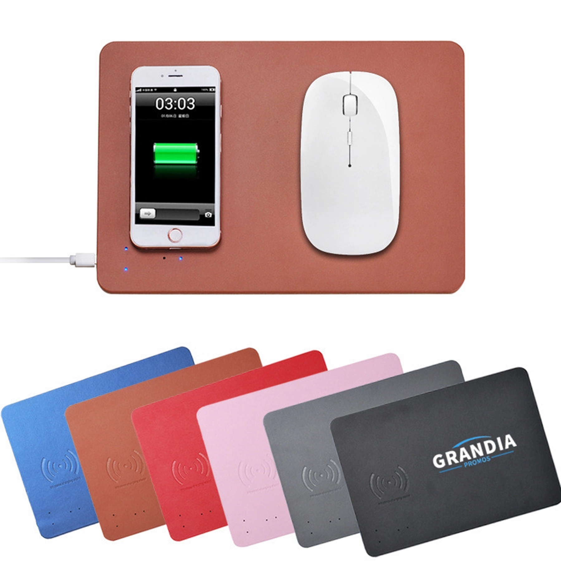 Mouse Pad with Wireless Charger 2