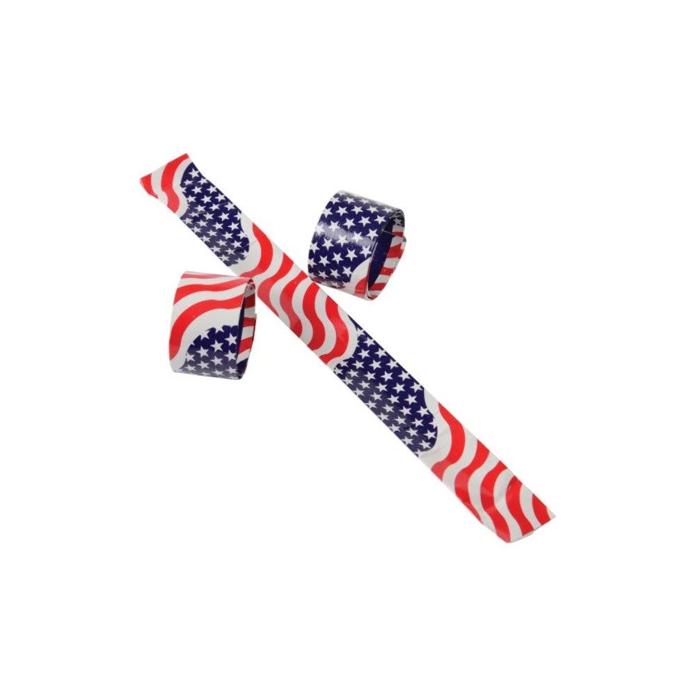 American Flag Slap Bracelets 2