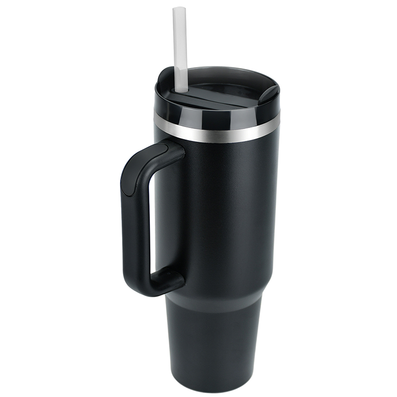 40oz Stainless Steel Insulated Tumbler with Handle 4