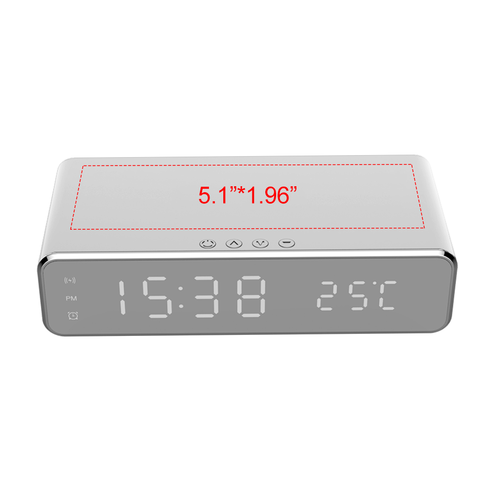 Keen 5W Wireless Charging Desk Clock