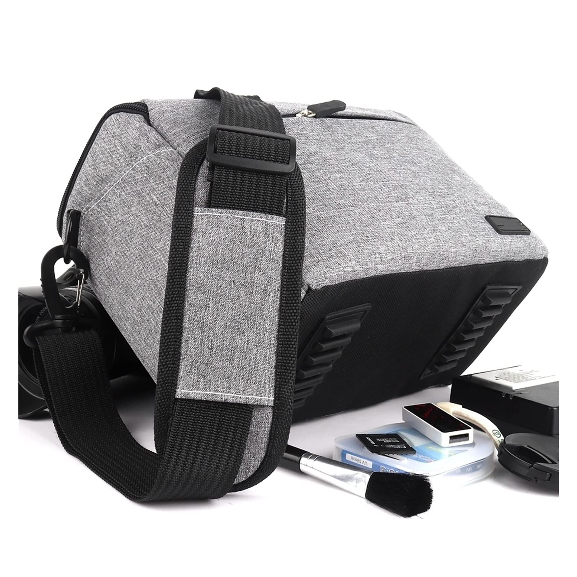 Waterproof Nylon Camera Bag with Adjustable Compartments 3