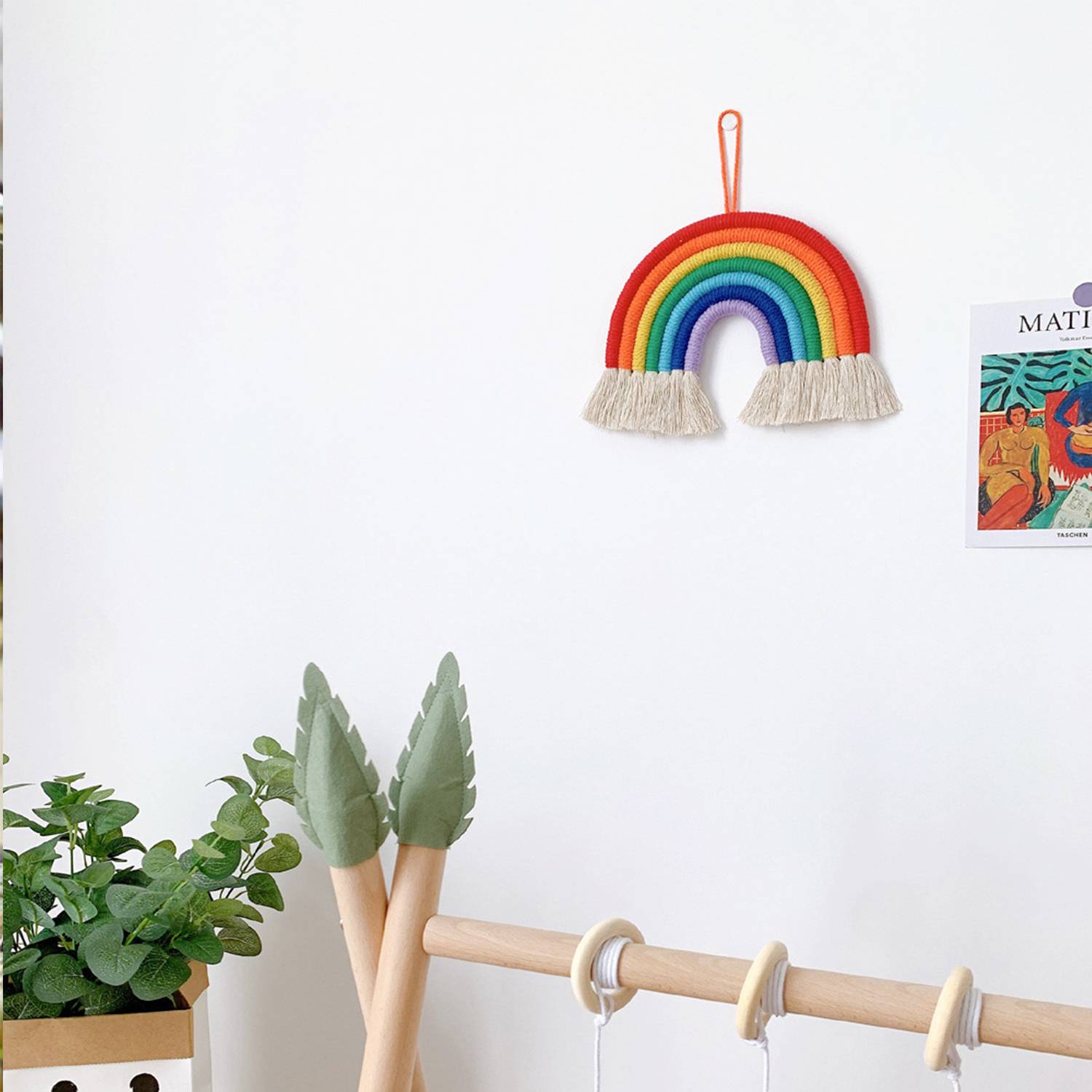 Woven Rainbow Hanging Wall Decoration 8