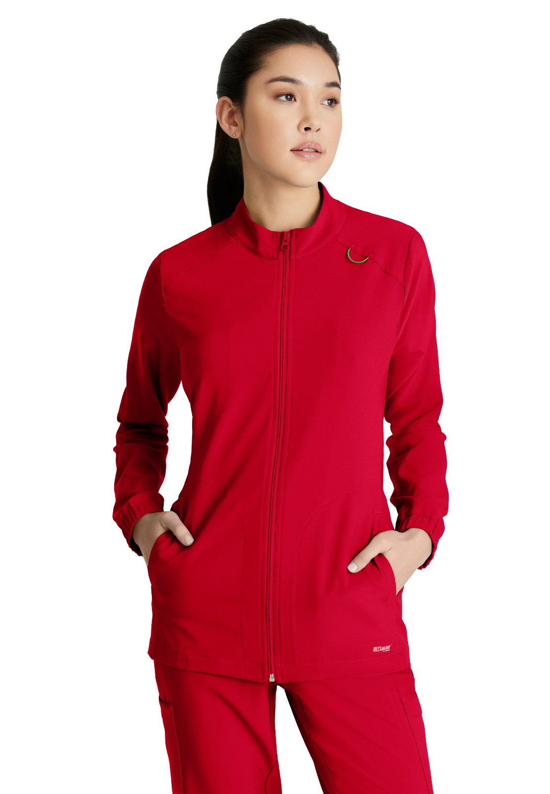 Grey's Anatomy Evolve Stretch - Women's Three-Pocket Virtue Warm-Up Scrub Jacket 19