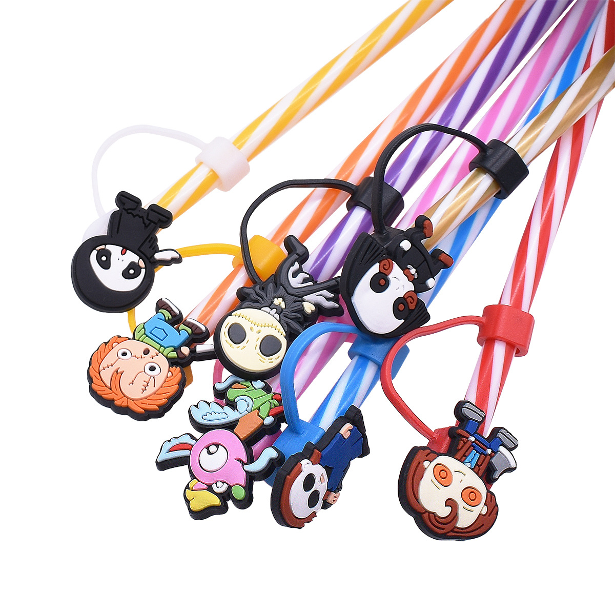 Cute Halloween Straw Toppers – 10mm Fit 3